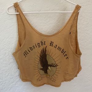 Eagle cropped tank